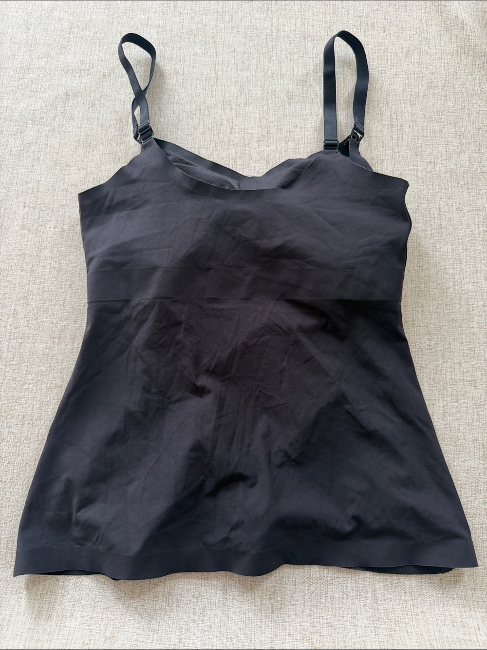 KNIX Nursing Maternity Cami BlissFit™ Leakproof Black Tank seamless Medium - Picture 7 of 9